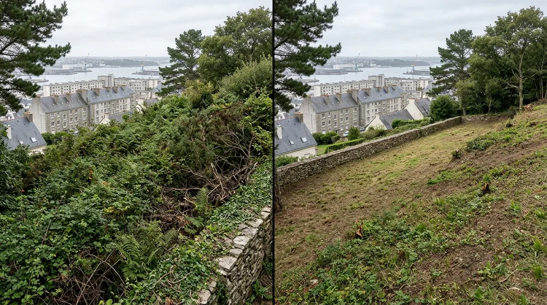 Résultat élagage à Brest — Elagage Abattage Brest
